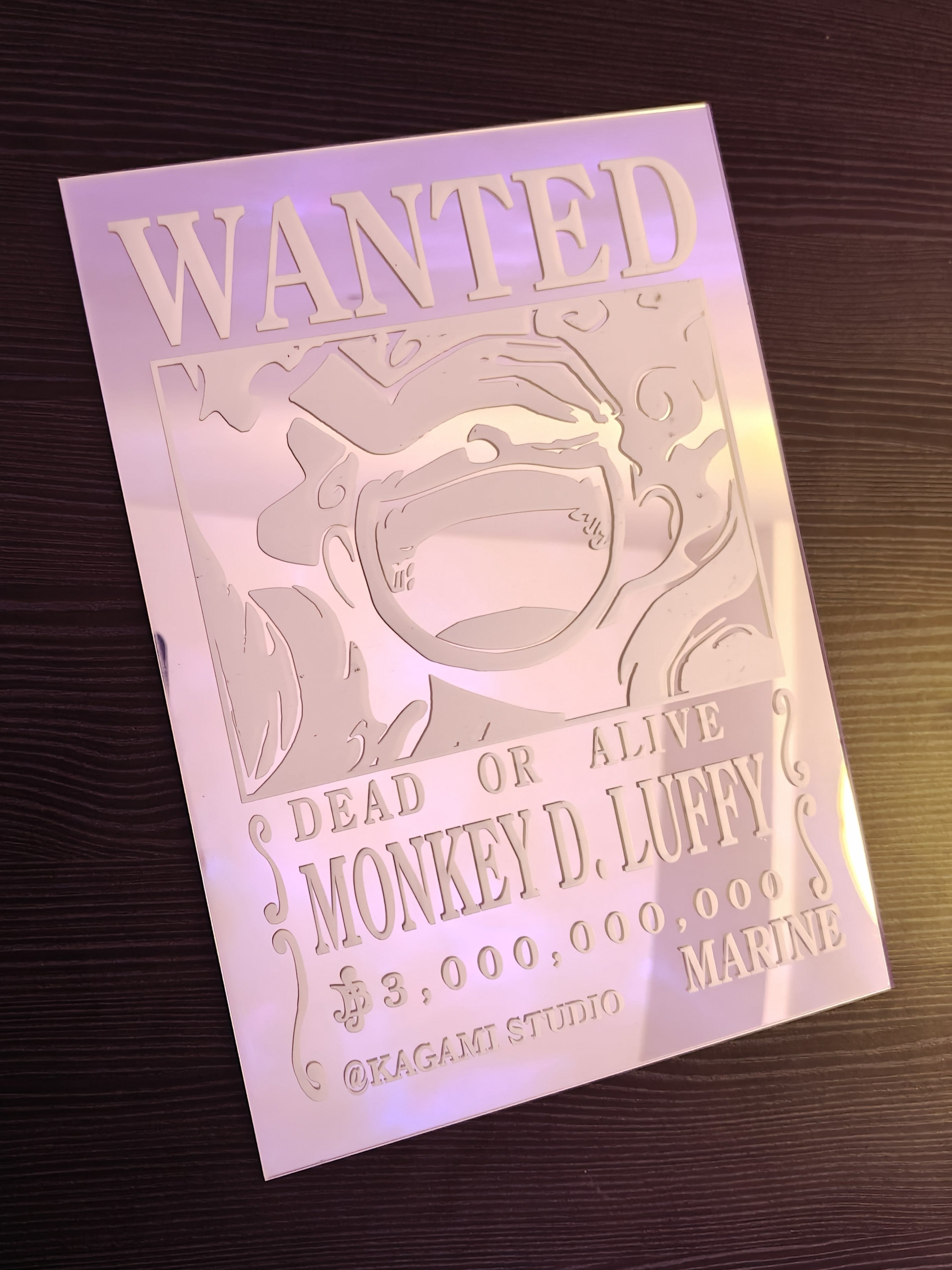 'Luffy wanted' Mirror